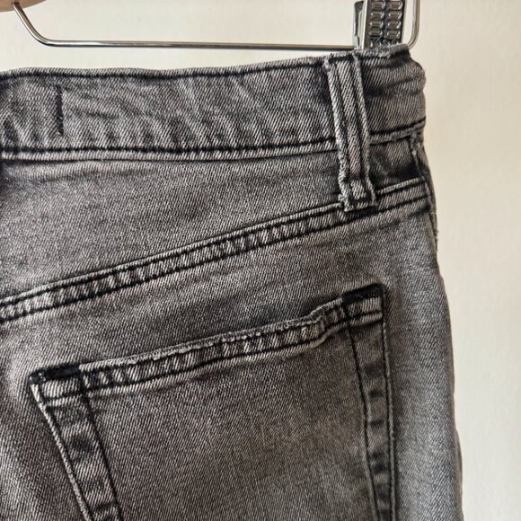 Abercrombie & Fitch Ultra High Rise Ankle Straight Jeans Black Wash Size 27 / 4R - Picture 11 of 16